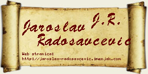 Jaroslav Radosavčević vizit kartica